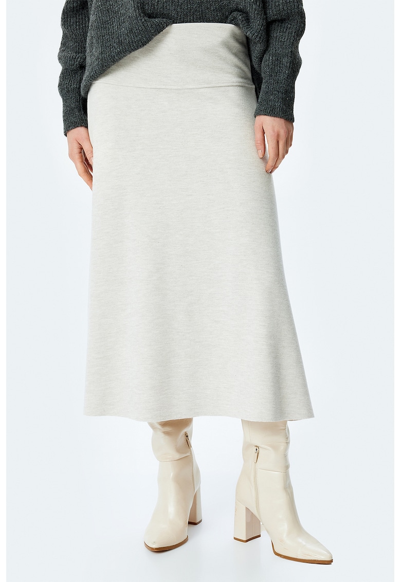 Fusta midi cu croiala dreapta