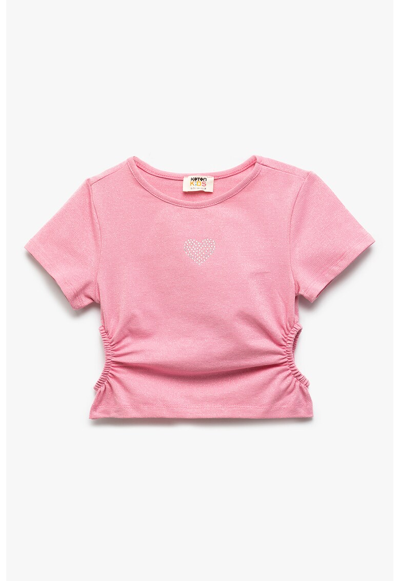 Tricou cu garnituri elastice laterale