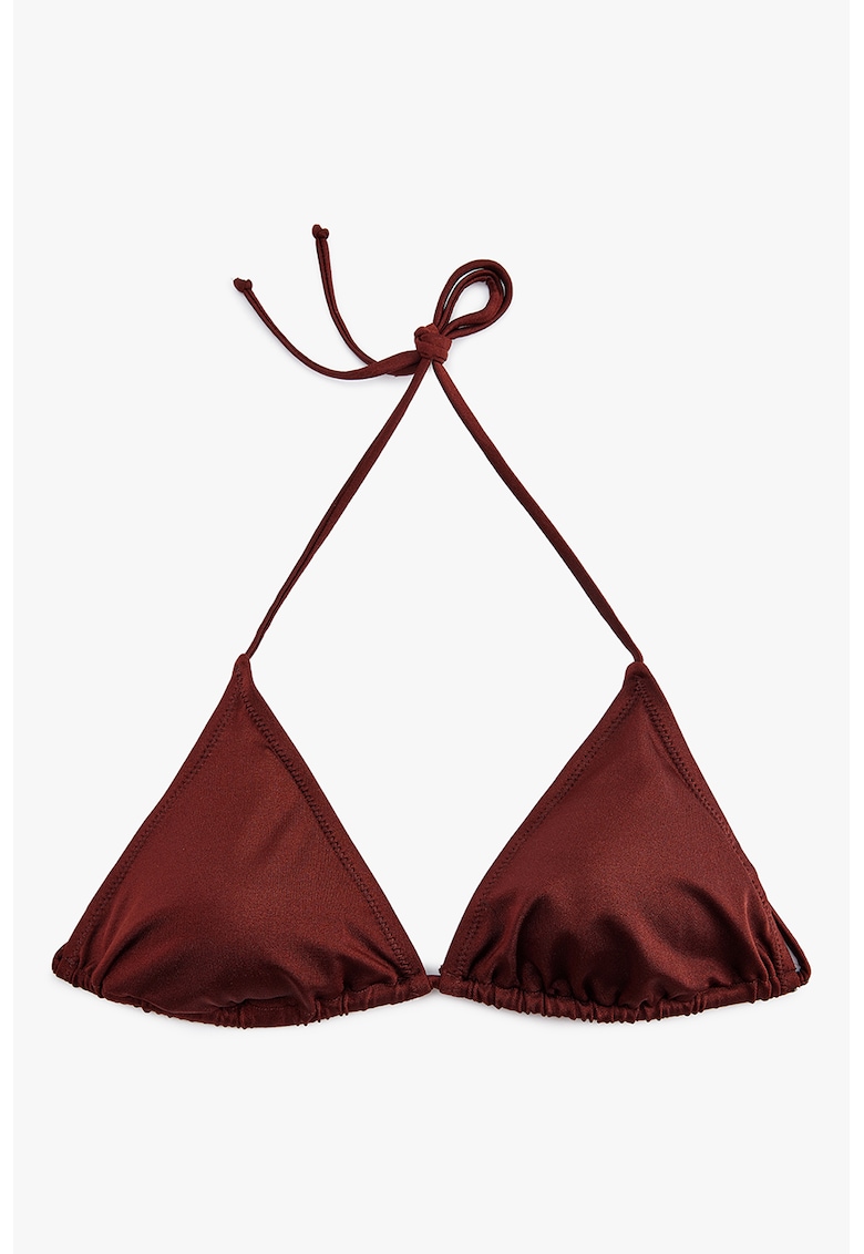 Sutien de baie cu cupe triunghiulare