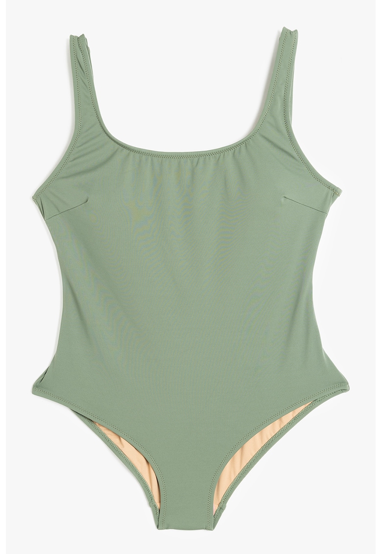 Costum de baie intreg cu vatelina si model uni