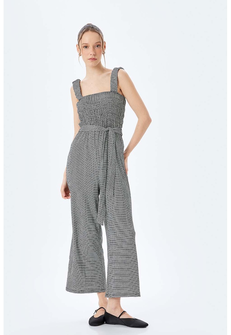 Salopeta cu model si cordon in talie