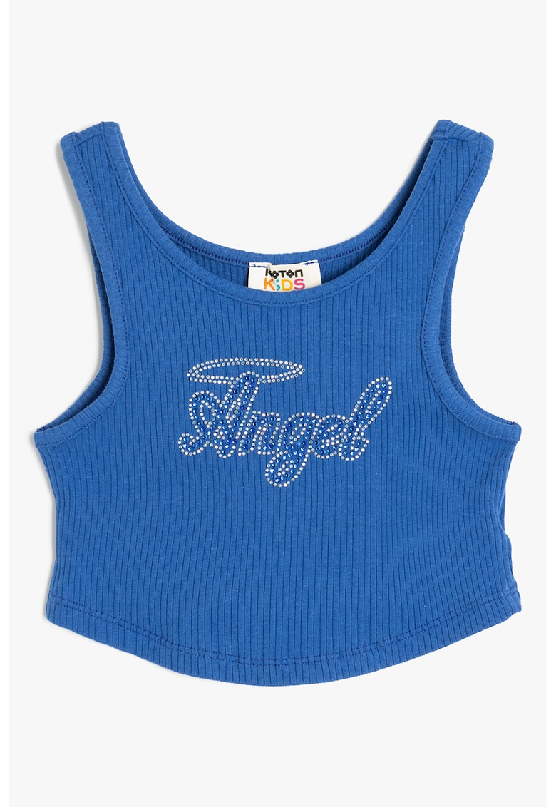 Top striat cu strasuri