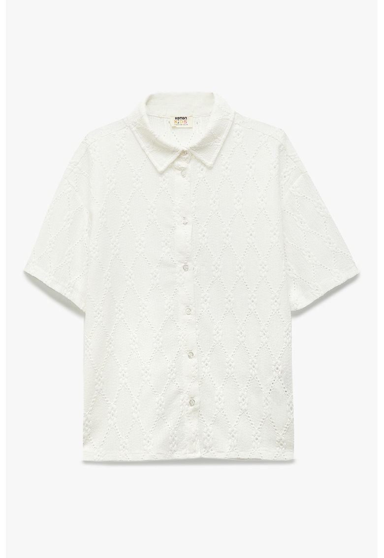 Camasa cu detalii brodate