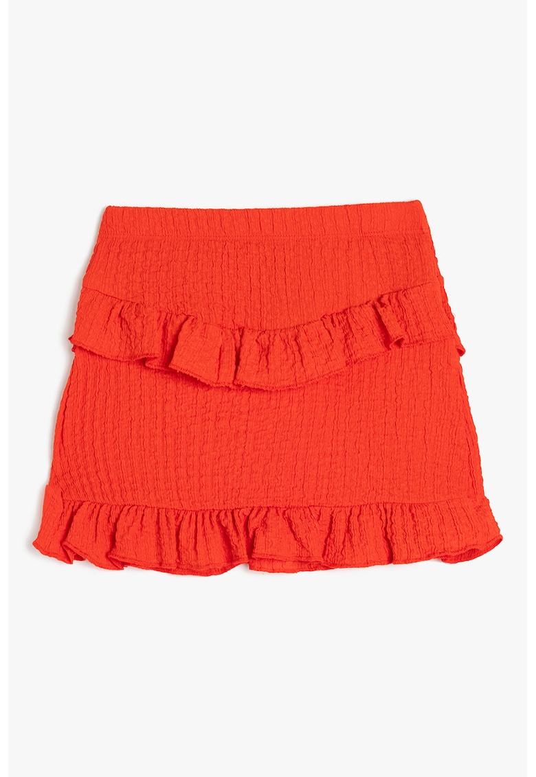 Fusta mini stratificata cu model texturat