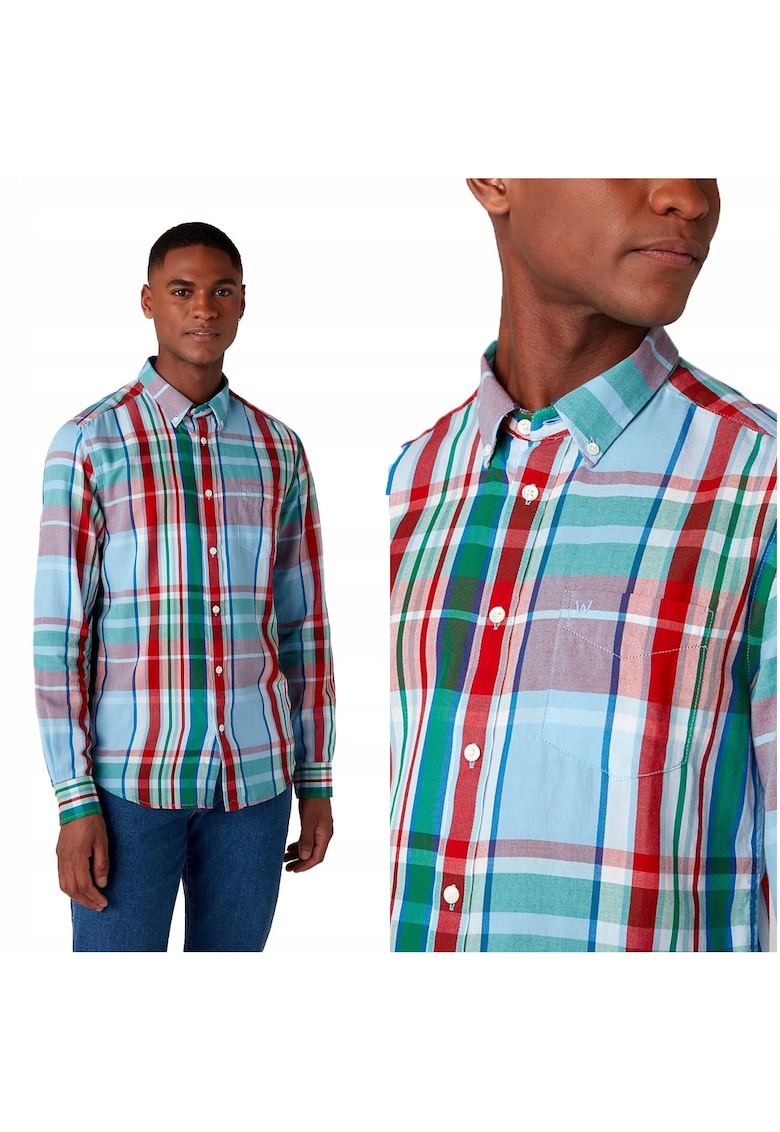 Camasa Barbati -  Ls 1Pkt Bdown Shirt - Croi: Regular Fit - Inchidere: Nasturi - Compozitie Material: 100% Bumbac - Model Dominant: Carouri - Multicolor