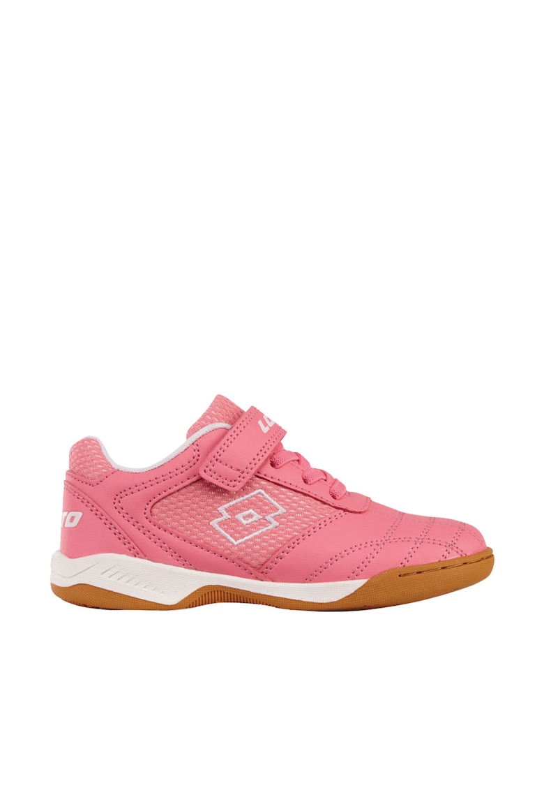Pantofi sport copii - piele ecologica - roz/alb
