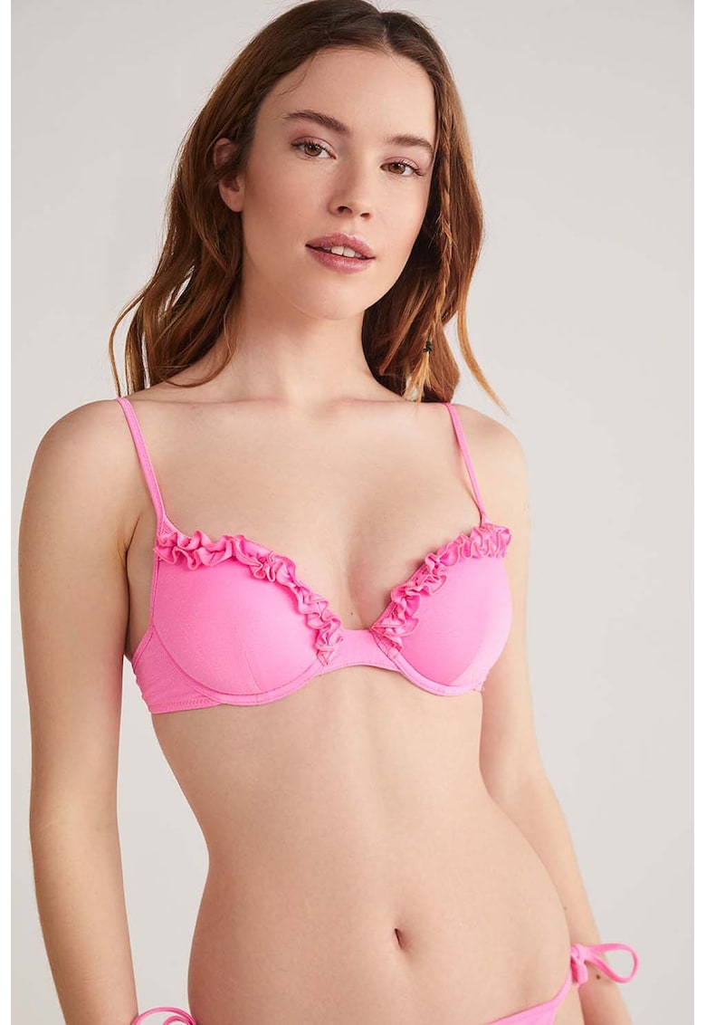 Costum de baie din doua piese cu volane Lipa