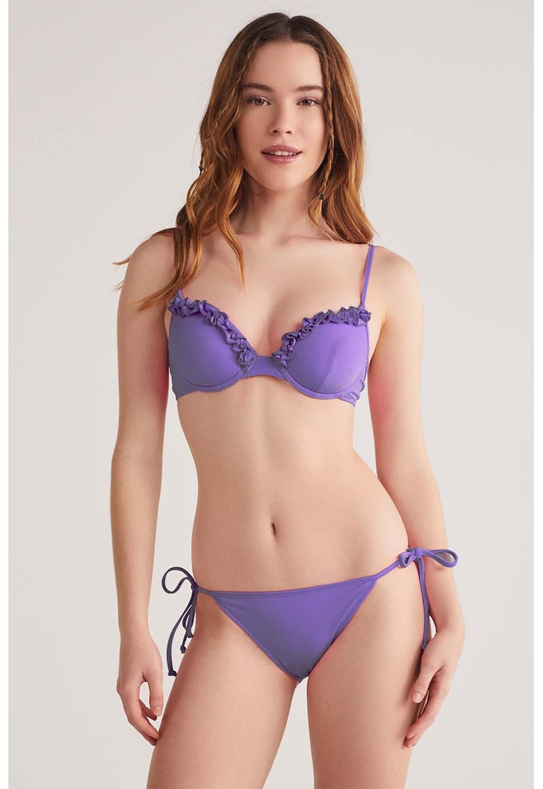 Costum de baie din doua piese cu volane Lipa