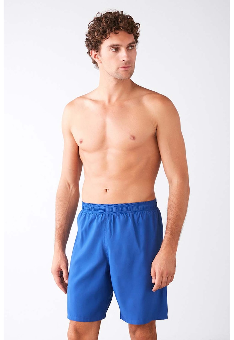 Pantaloni scurti de baie cu model uni