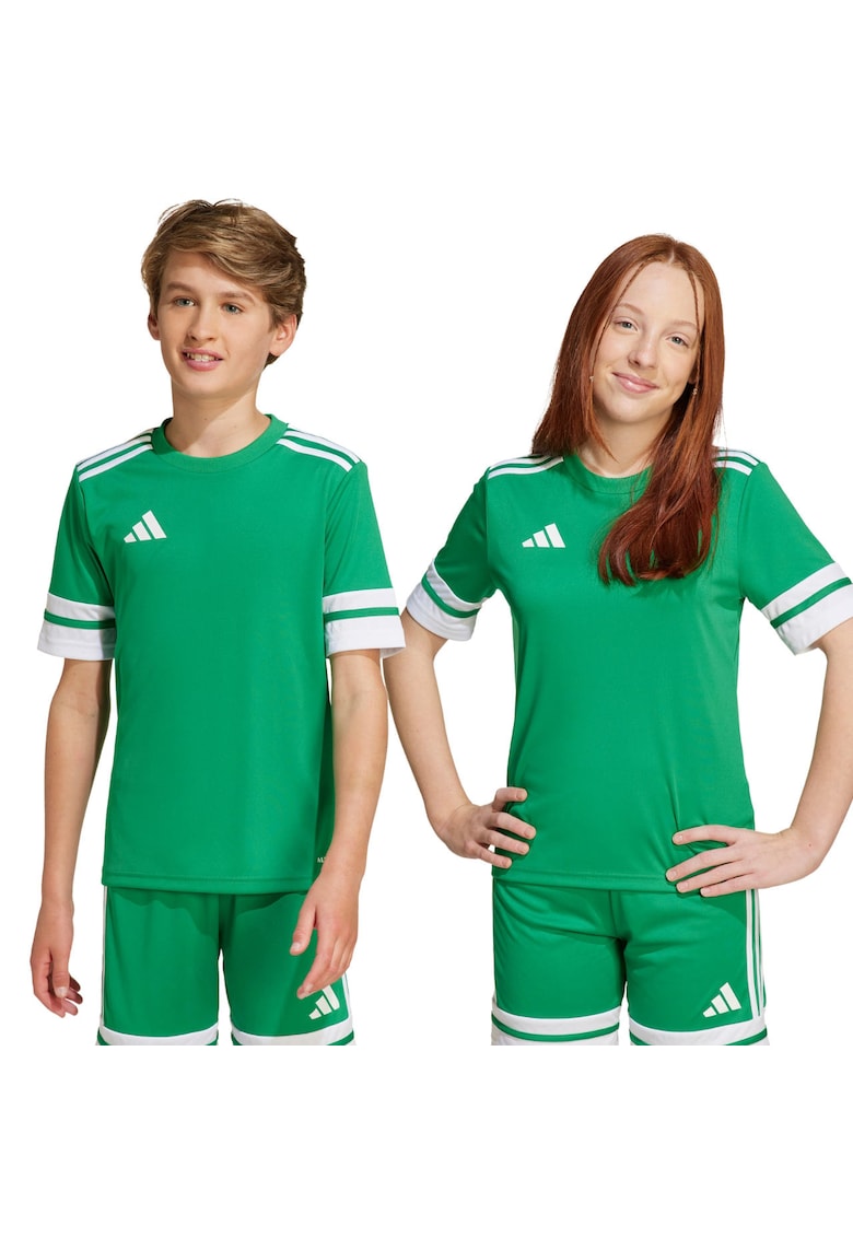 Tricou sport copii - Squadra 25 - uscare rapida - verde - poliester reciclabil -
