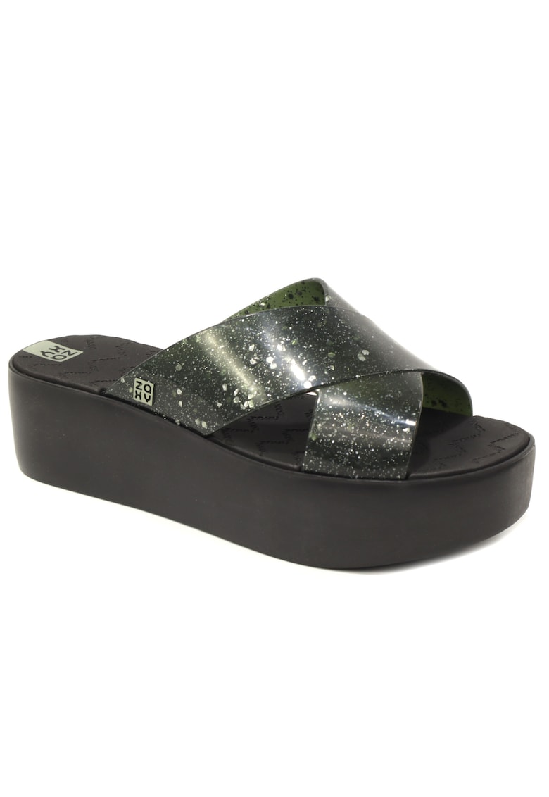 Papuci dama Wonder Tam 18095 90713 - Verde