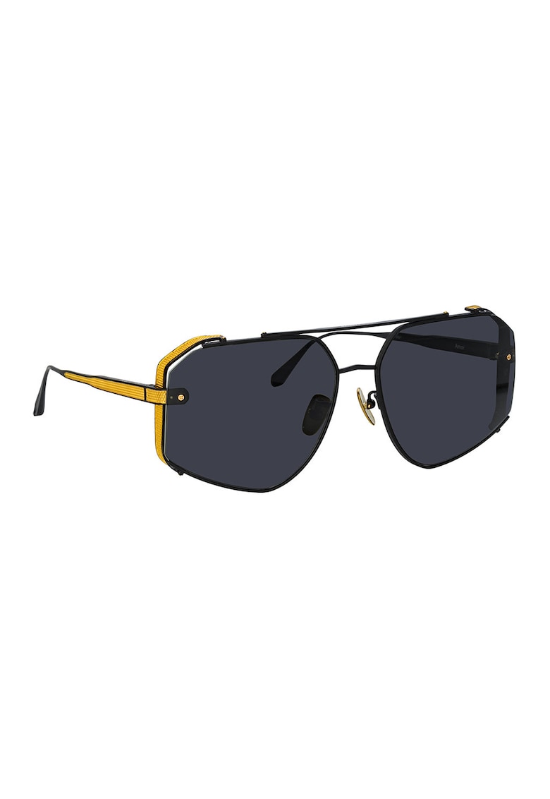 Ochelari de soare unisex aviator din titan