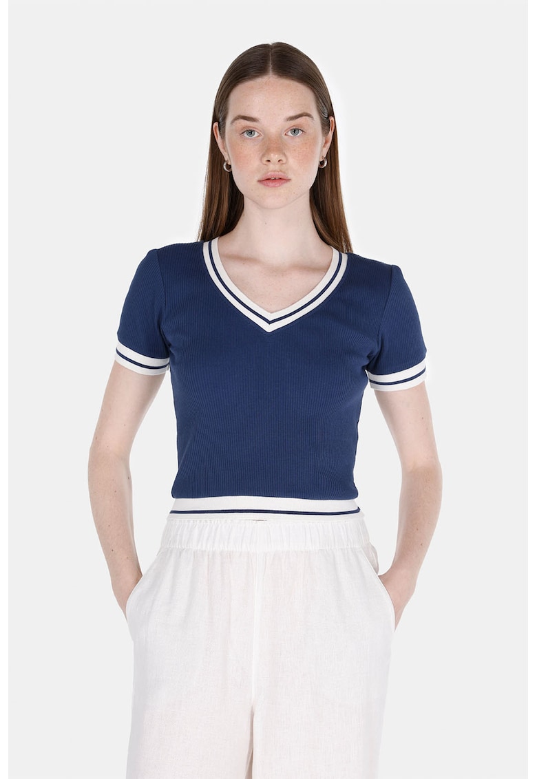 Tricou crop slim-fit Tricou crop slim-fit