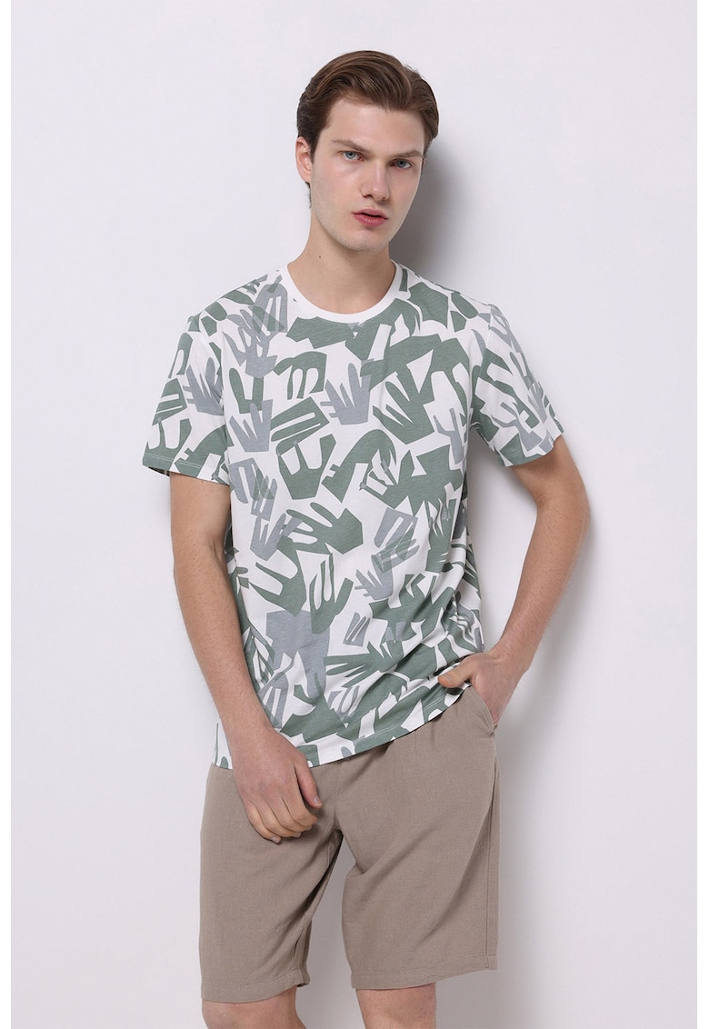 Tricou din bumbac cu model