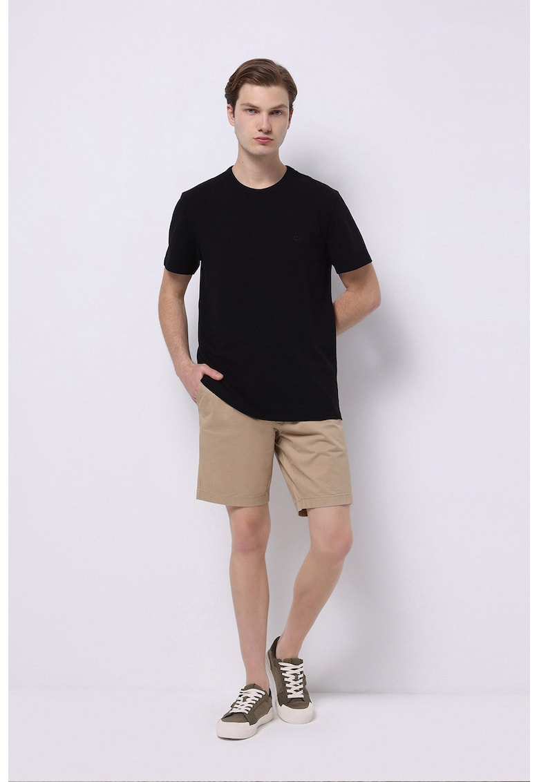 Pantaloni scurti chino cu snur in talie