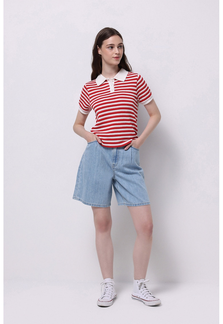 Bermude cu talie inalta