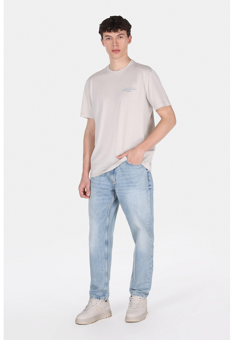 Blugi relaxed-fit cu talie medie