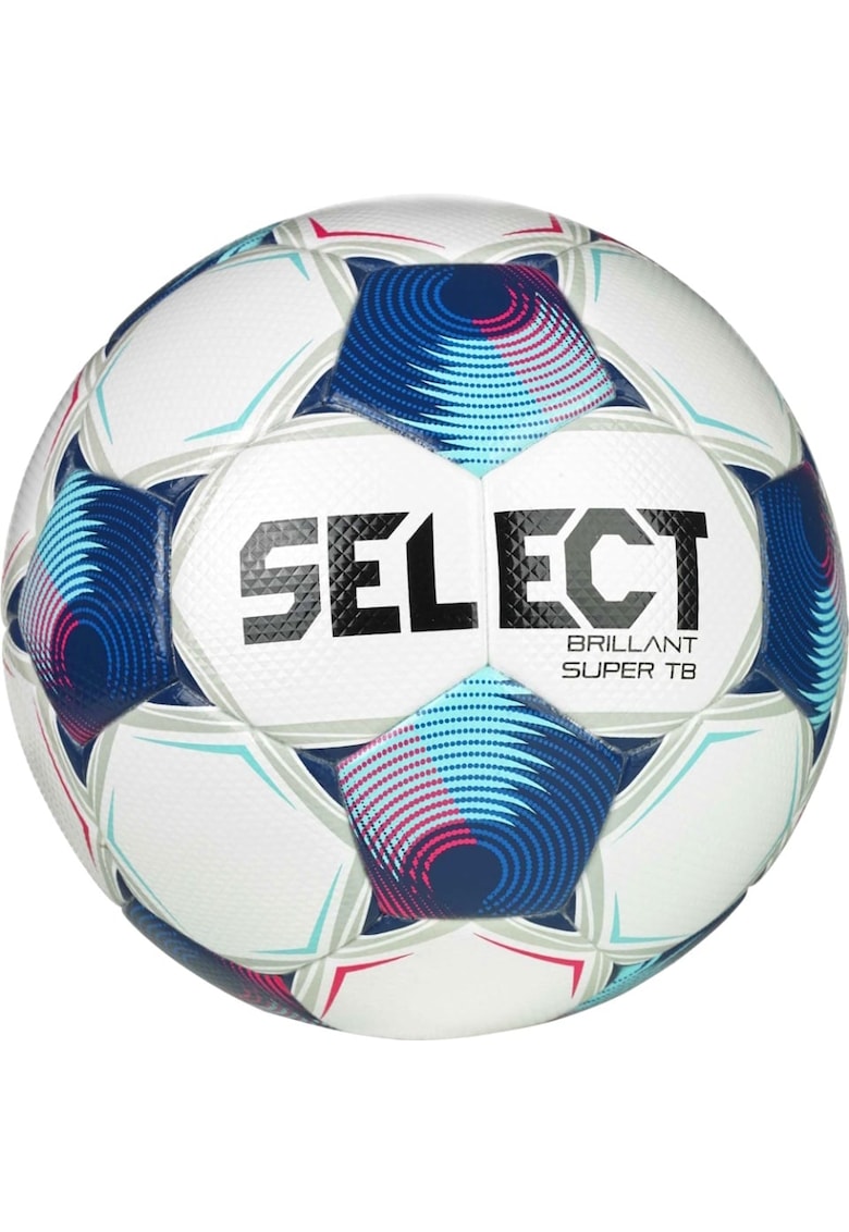 Minge fotbal Brillant Super TB V25 - oficiala de joc - - alb/albastru - Minge fotbal Brillant Super TB V25 - oficiala de joc - - alb/albastru -