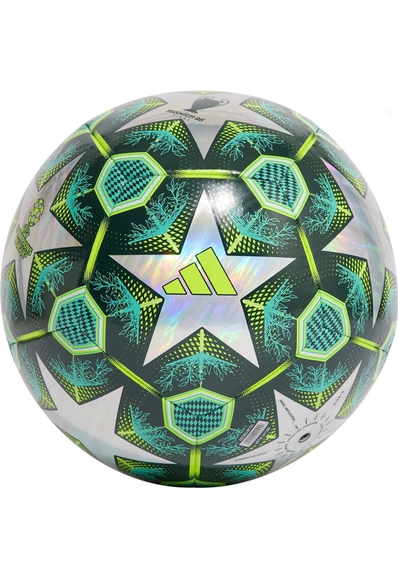 Minge fotbal Finale 25 UCL Training Foil - verde/negru/argintiu -