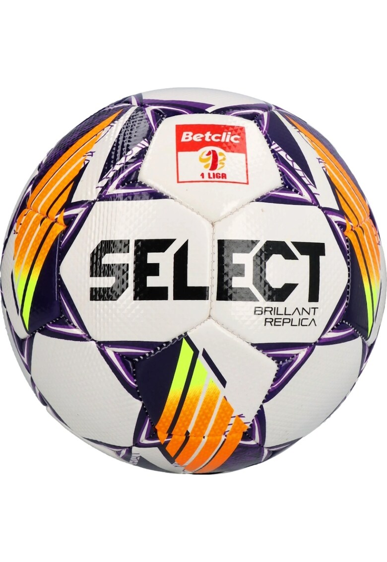 Minge fotbal Brillant Replica 1 Liga V24 - alb/portocaliu - Minge fotbal Brillant Replica 1 Liga V24 - alb/portocaliu -
