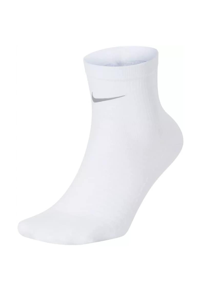 Sosete Alergare - CT8933-100 - Alb - 100% Poliester - Tehnologiefewqg Dri-FIT - Plasa Ventilata - Elemente Reflectorizante - Protectie Si Performanta Pentru Sportivi Si Atleti Profesionisti - Alb