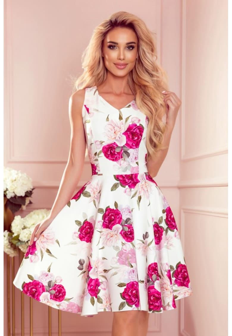 Rochie evazata cu decolteu in forma de inima -