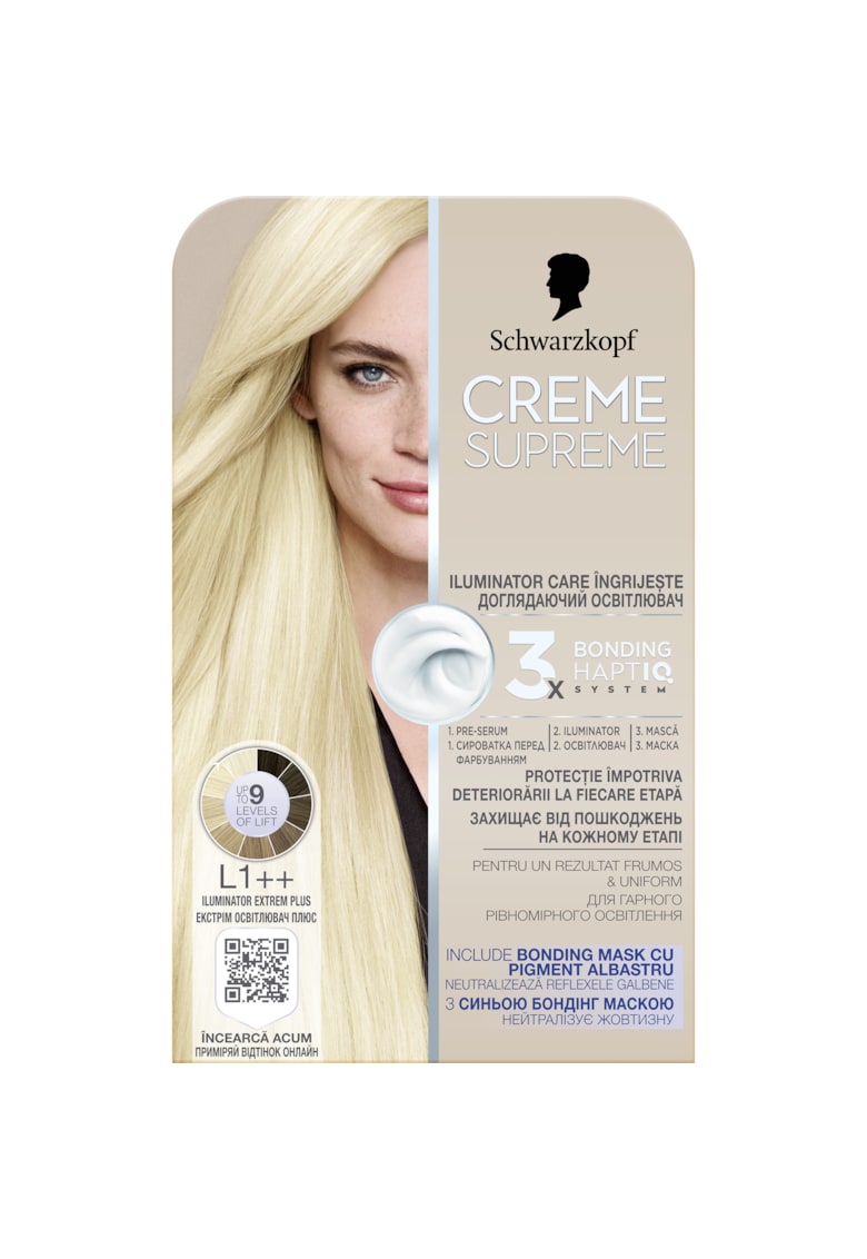 Vopsea de par permanenta cu amoniac Schwarzkopf 182 ml - L1++ - 182 ml