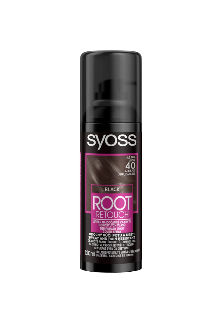 Spray pentru vopsirea temporara a radacinilor  Root Retouch Negru - 120 ml