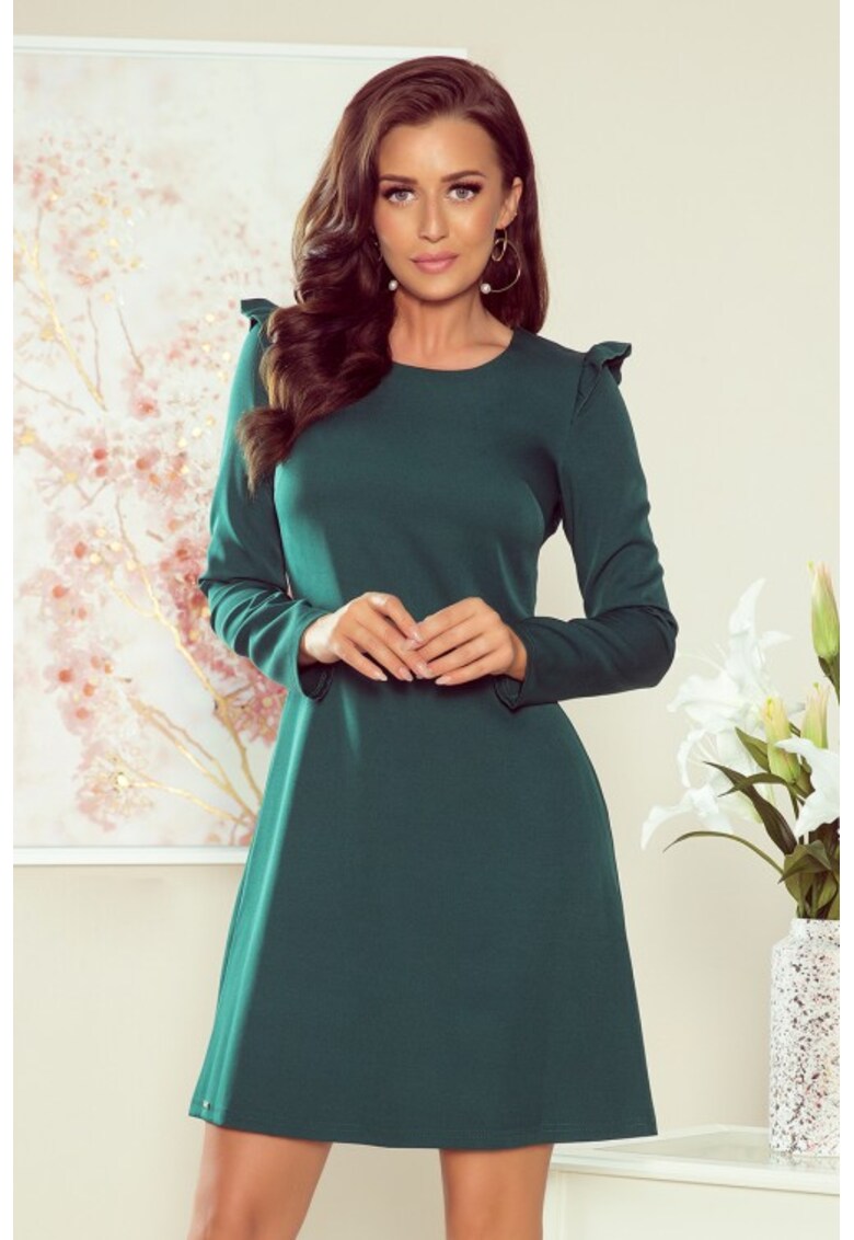 Rochie in forma de A cu volanase -