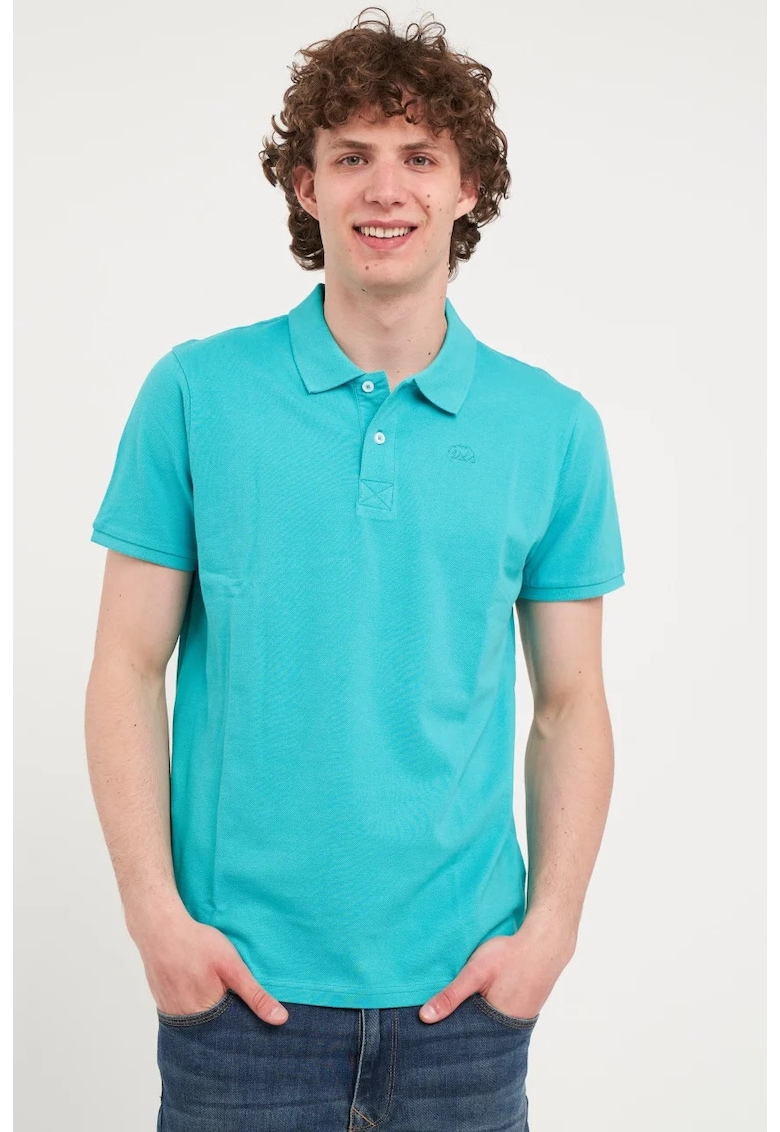 Tricou polo de bumbac din pique