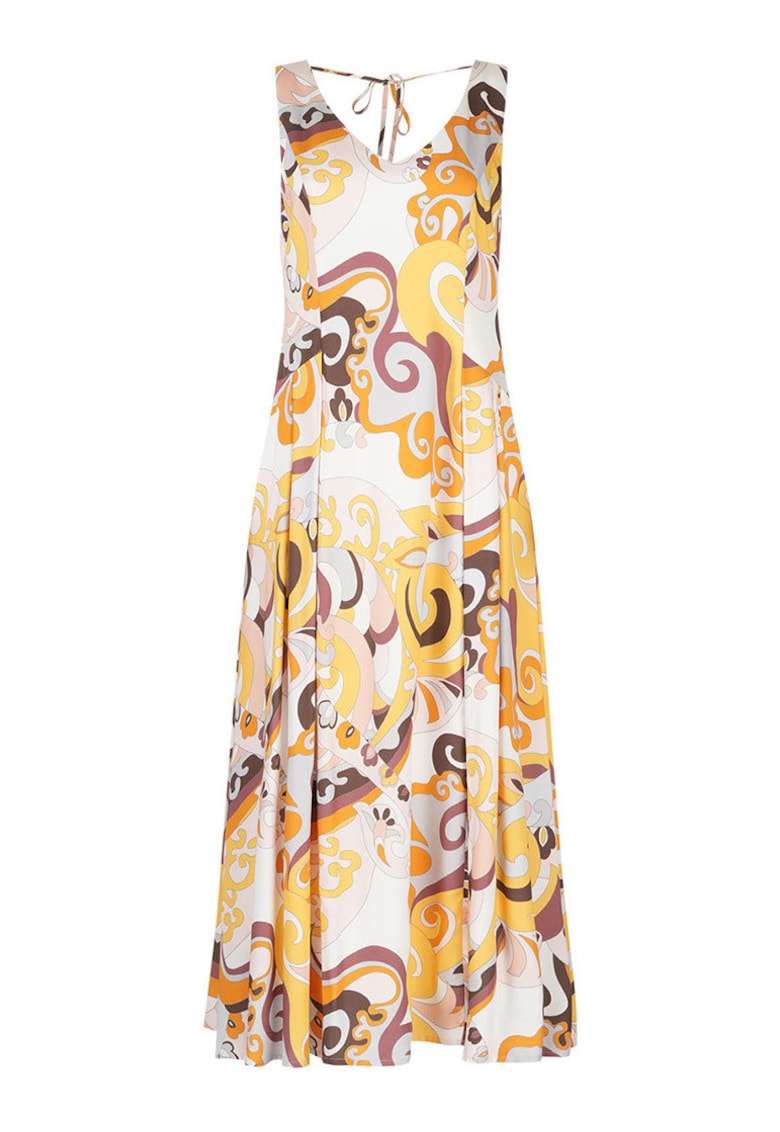 Rochie maxi cu motive baroce