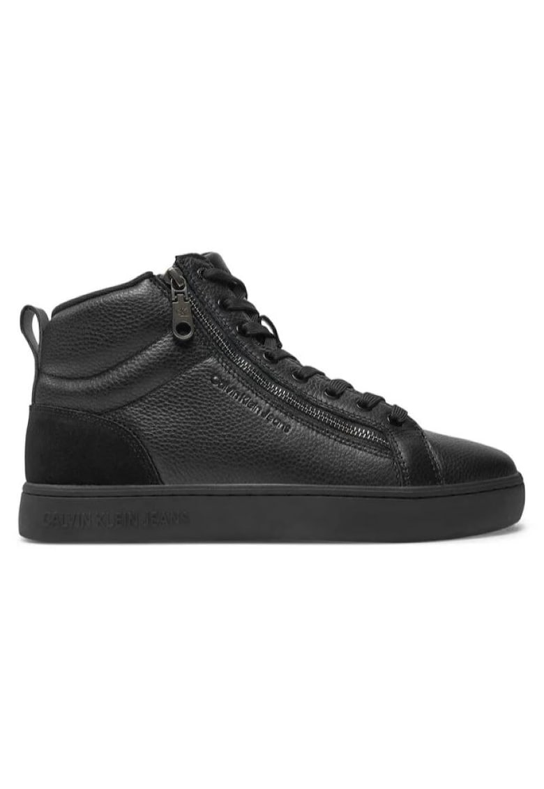 Pantofi sport  pentru Lifestyle - CLASSIC CUPSOLE ZIP MID I - YM0YM01156-0GJ - Negru