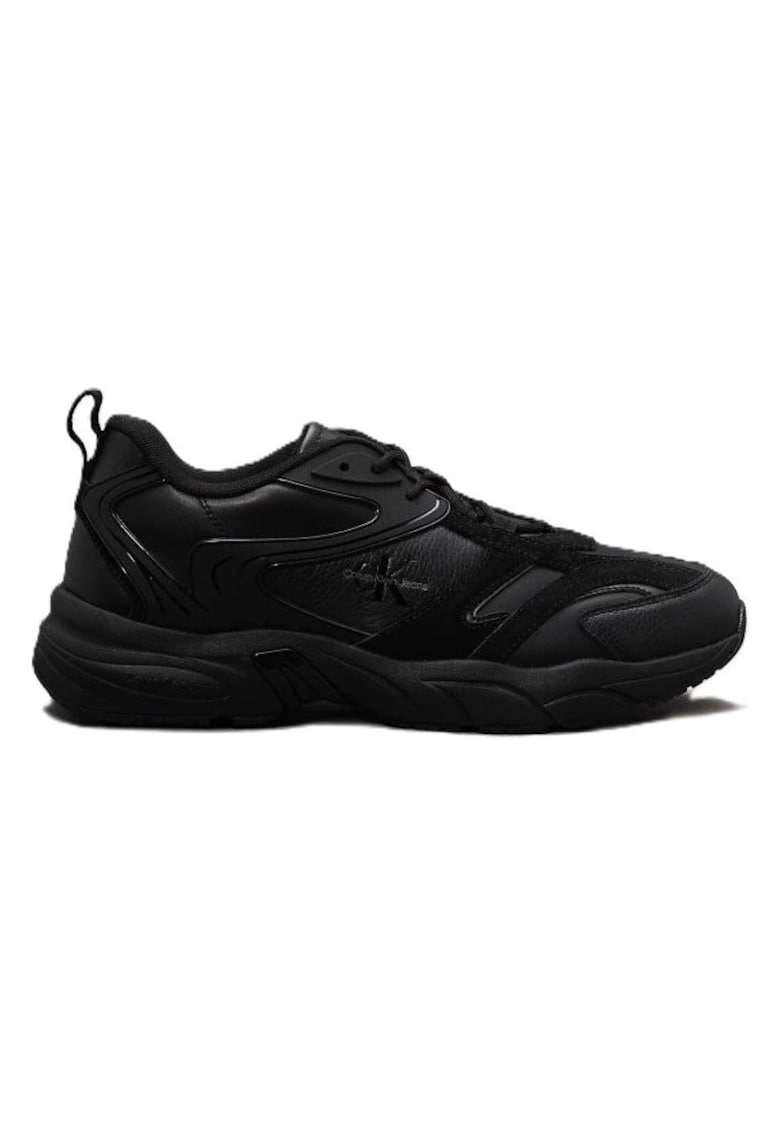 Pantofi sport pentru Barbati - retro tennis low lace auth snk - YM0YM01103-0GJ - 547974 - Negru