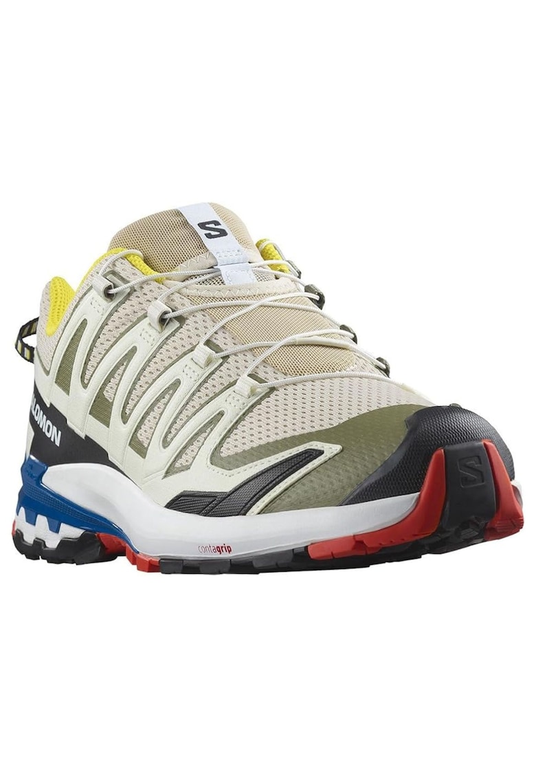 Pantofi sport XA Pro 3D V9 - sintetic/textil - cu crampoane - bej Pantofi sport XA Pro 3D V9 - sintetic/textil - cu crampoane - bej