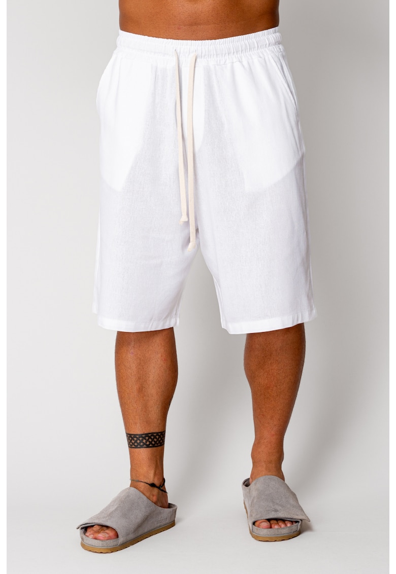 Pantaloni scurt din IN cu snur Off White 17248