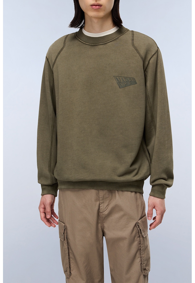 Bluza lejera de trening din bumbac cu imprimeu logo pe spate