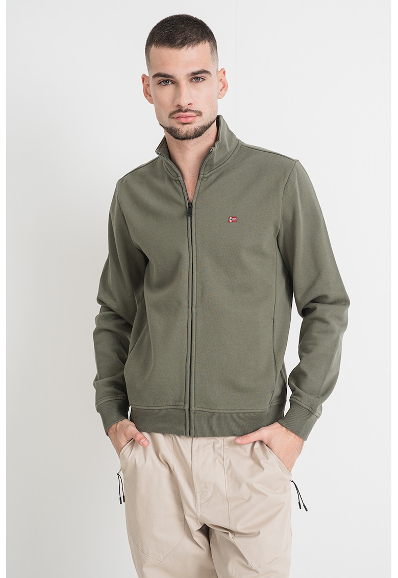 Bluza de trening cu fermoar si buzunare laterale Balis