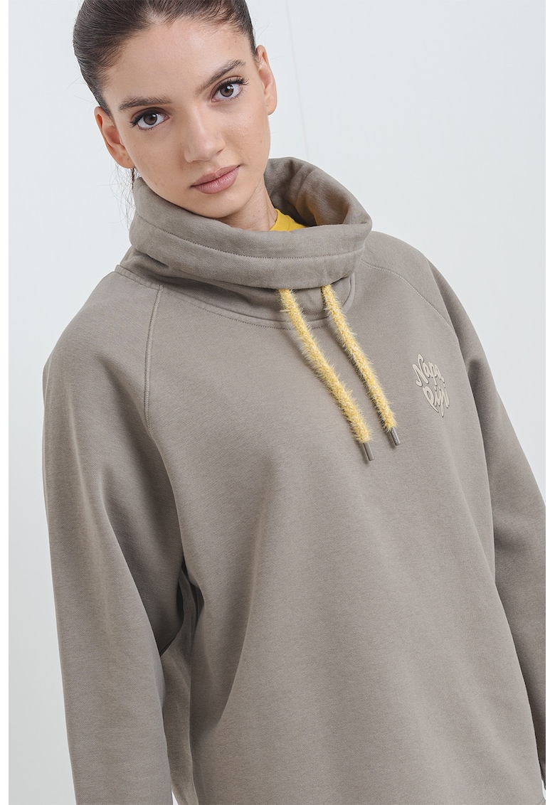 Bluza de trening din amestec de bumbac cu logo