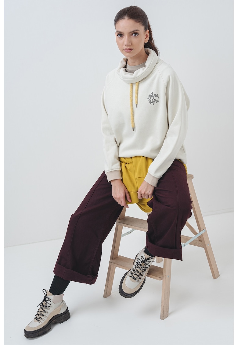 Bluza de trening din amestec de bumbac cu logo