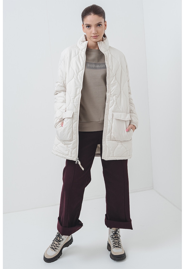 Jacheta regular-fit cu guler mediu