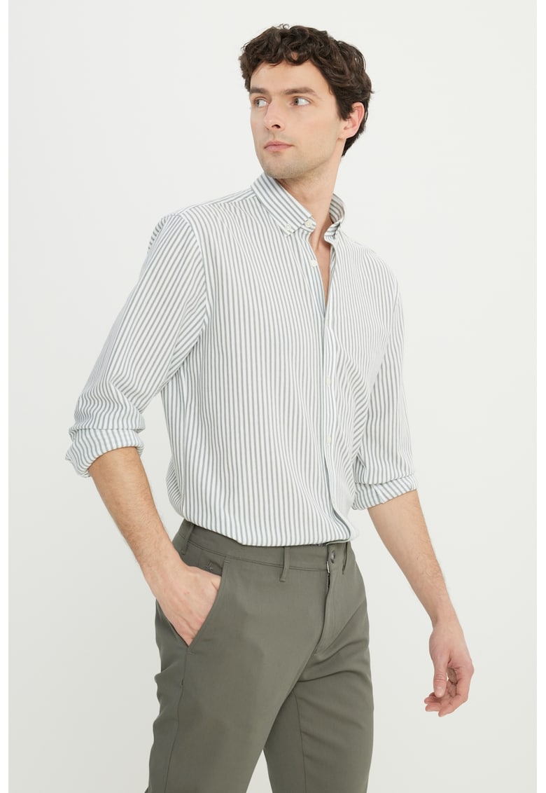 Camasa in dungi cu maneci lungi