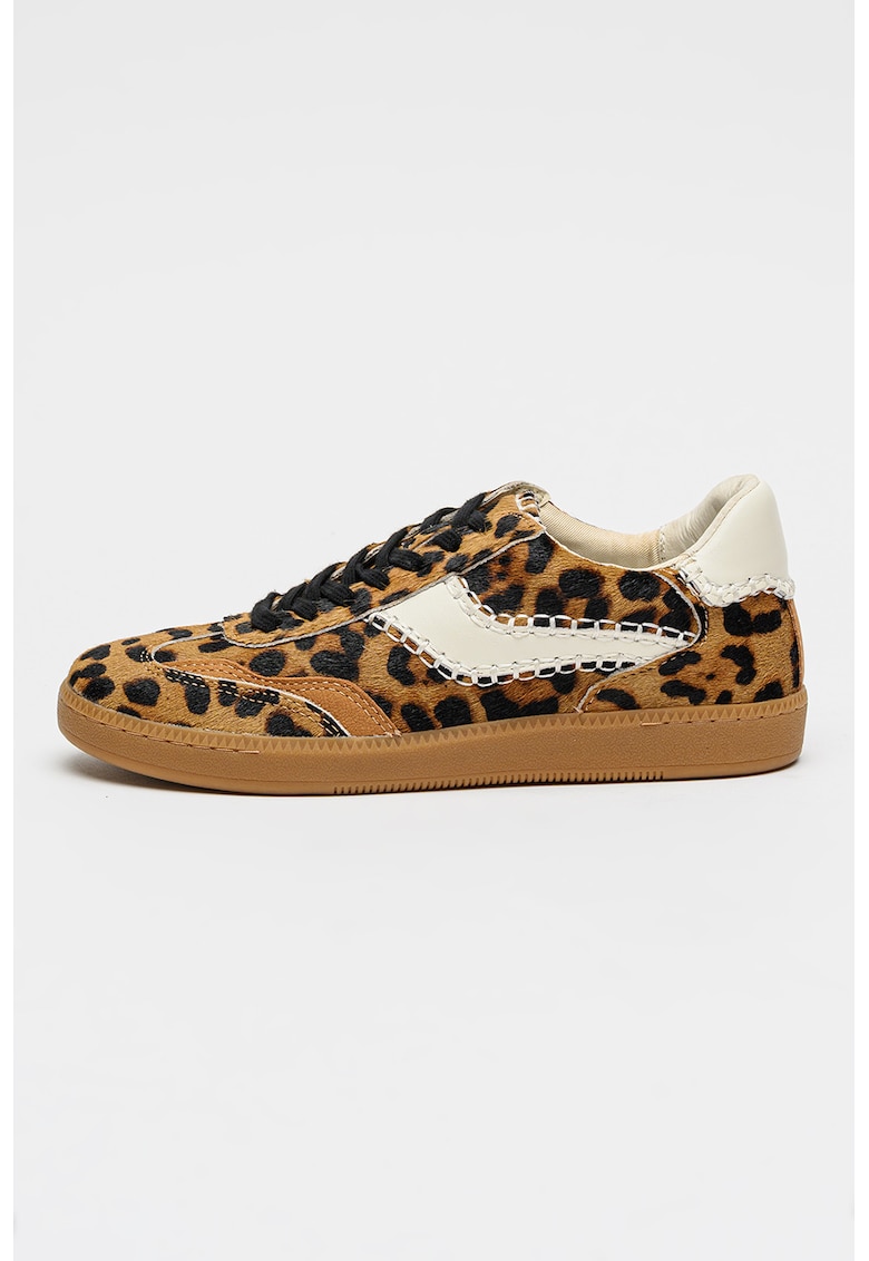 Pantofi sport de piele cu animal print Notice Stitch 2.0