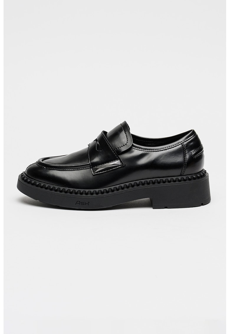 Pantofi loafer din piele - Negru