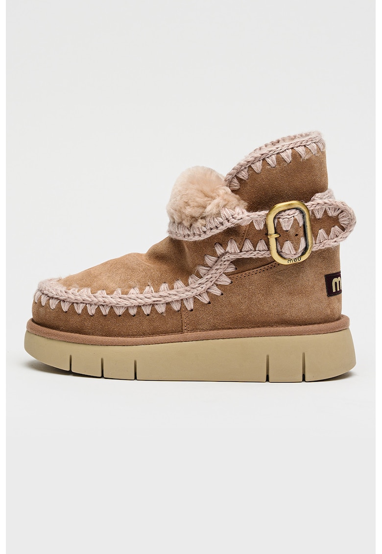 Ghete slip-on din piele intoarsa Bounce