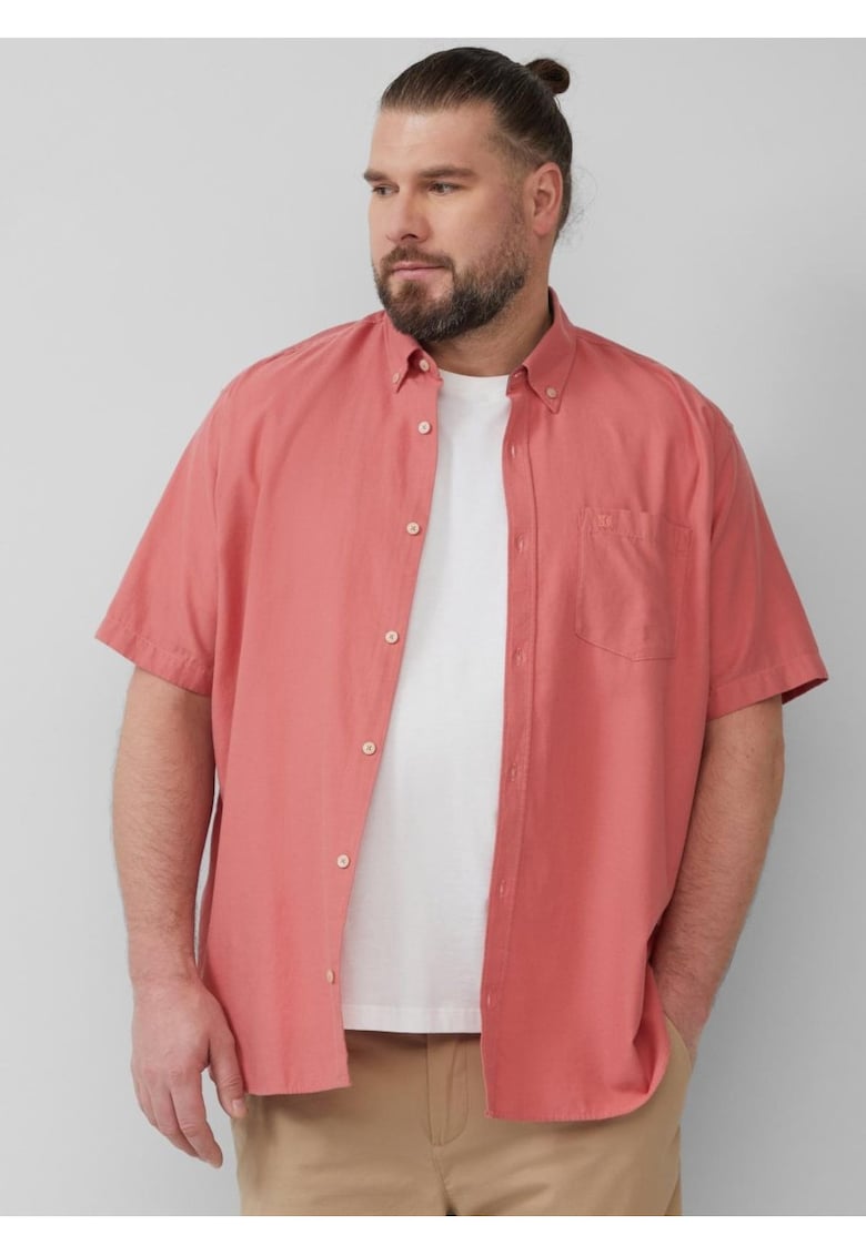 Big Sizes Camasa barbati big sizes - cu maneca scurta - buzunar la piept