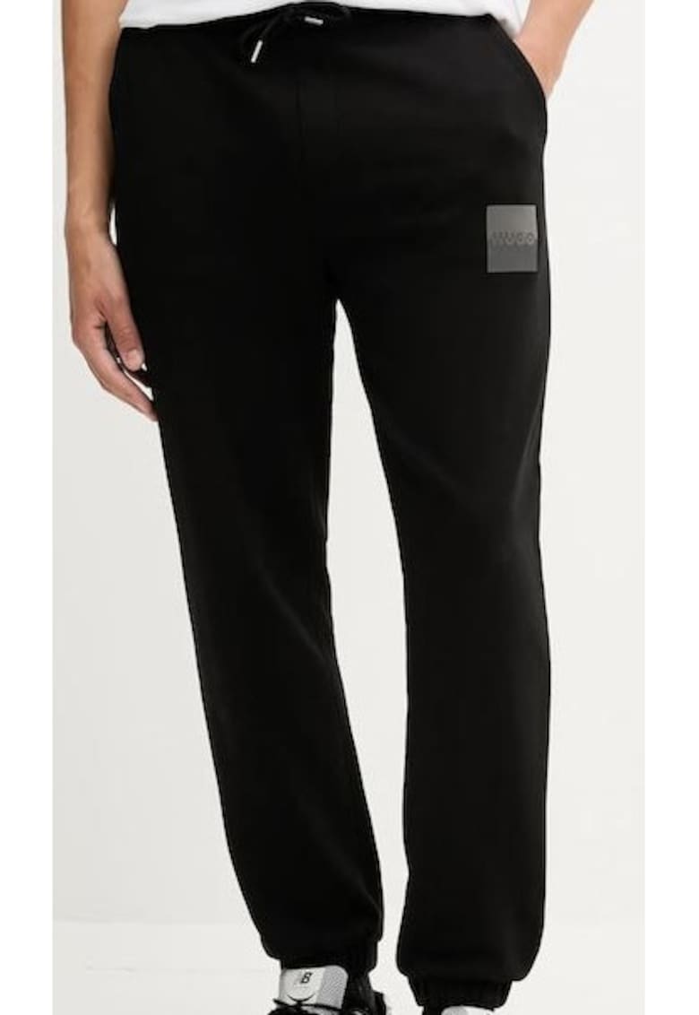 Pantaloni sport dusplitan cu şnur ajustabil în talie – HUGO Pantaloni sport dusplitan cu şnur ajustabil în talie – HUGO