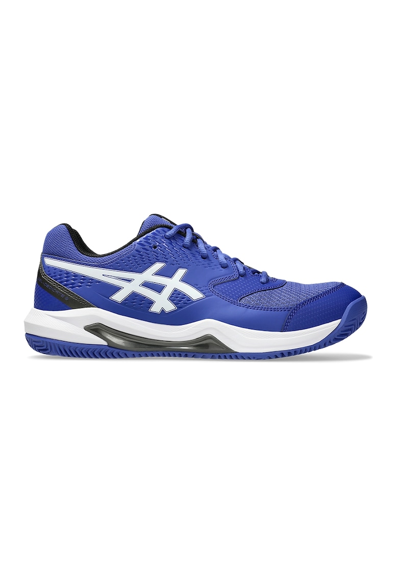 Pantofi cu logo pentru tenis Baseline - Alb - Albastru inchis - 7.5