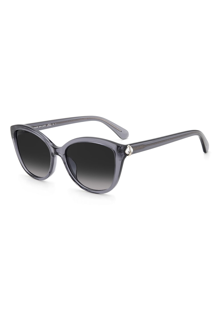 Ochelari de Soare Dama HENSLEY-G-S - UV400 - Gri/Negru - Lentile 55 mm - Acetat - Husa Inclusa