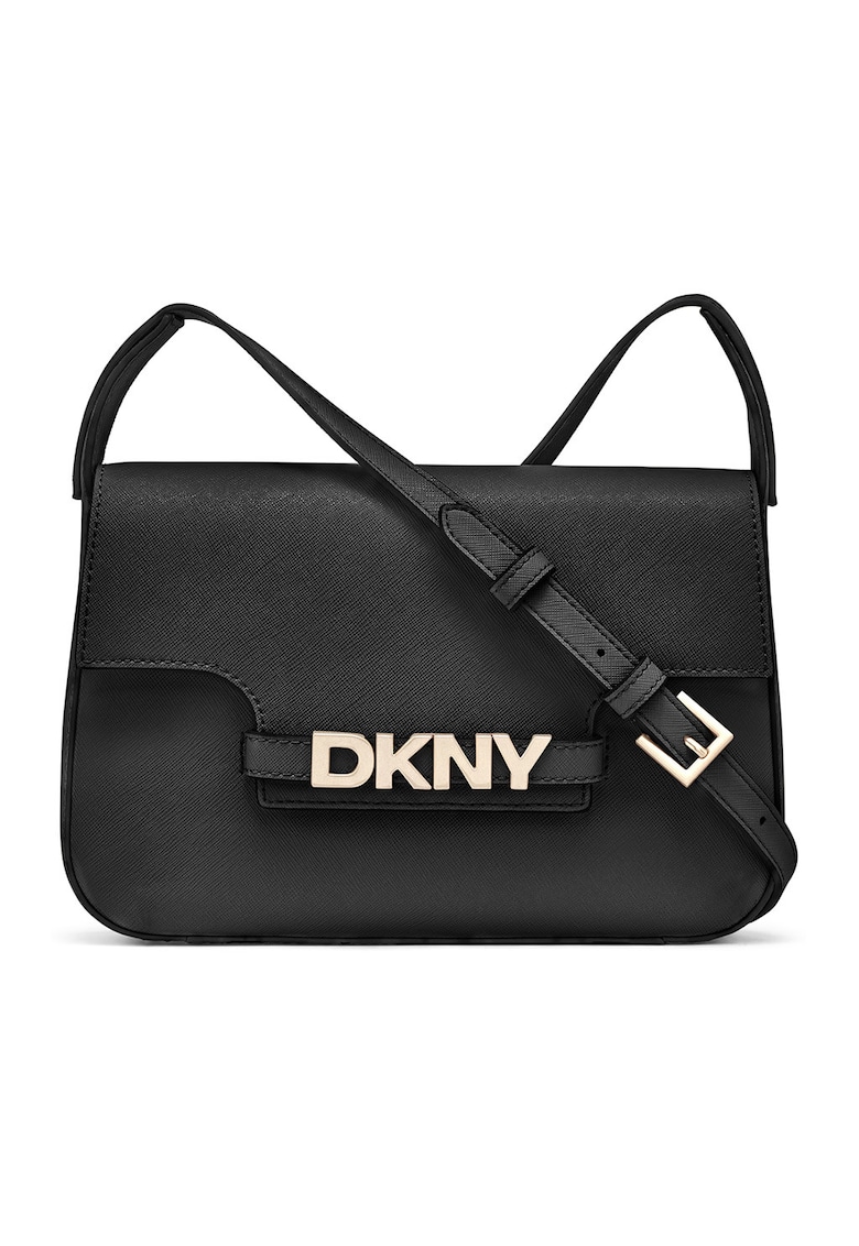 Geanta crossbody de piele cu logo