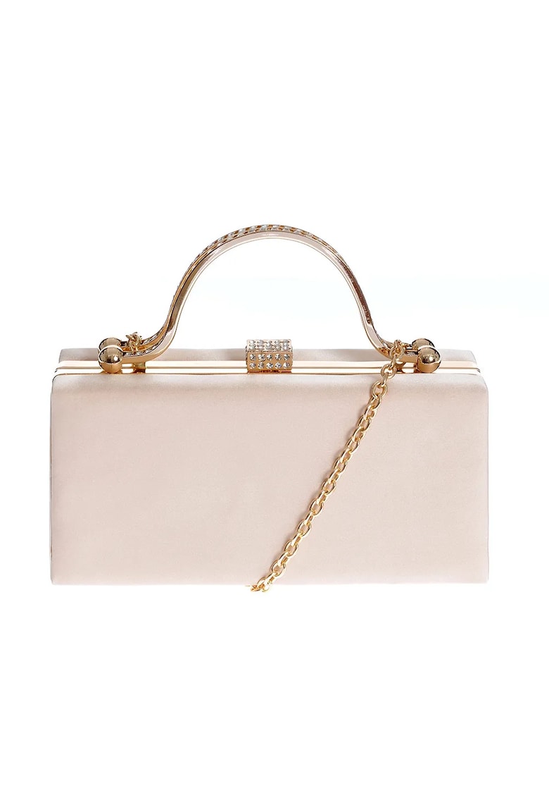 Geanta bej cu manere metalice - Paris